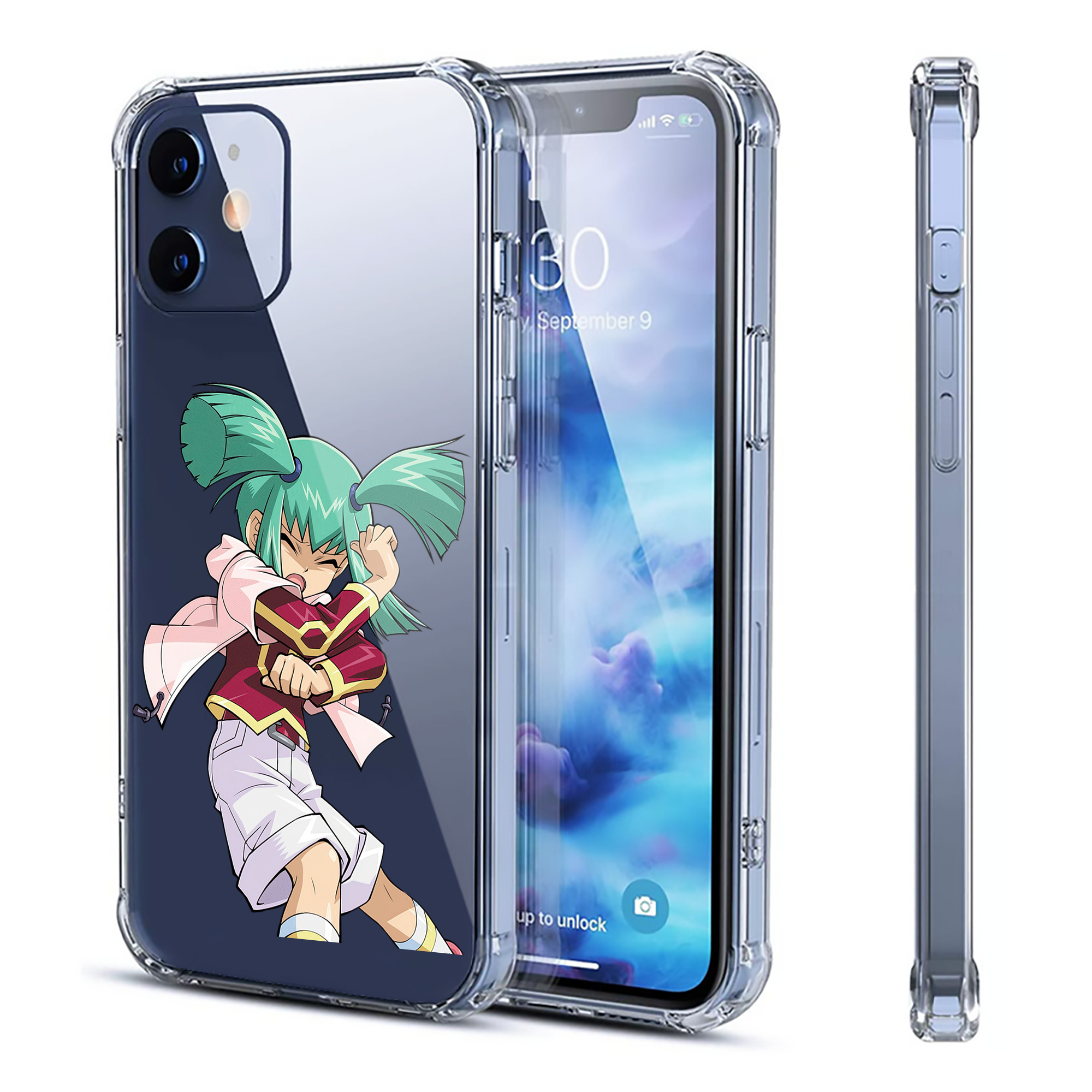 （画像用） 遊☆戯☆王 Yu-Gi-Oh! 【iPhone 12シリーズ対応】透明スマホケース（クリアソフトケース）